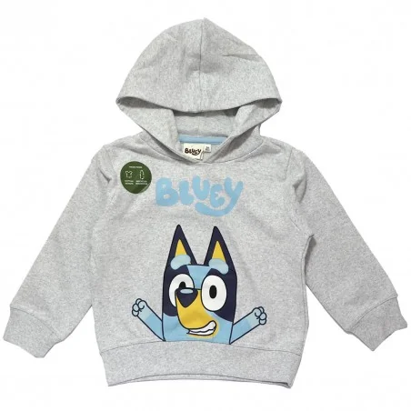 Bluey παιδική Μπλούζα φούτερ με κουκούλα για αγόρια (XH1479Grey) - Μπλούζες φούτερ