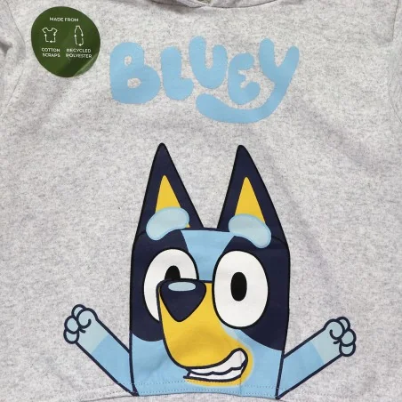 Bluey παιδική Μπλούζα φούτερ με κουκούλα για αγόρια (XH1479Grey)