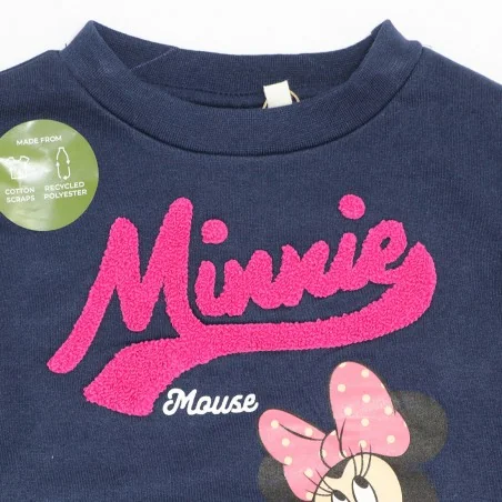 Disney Minnie Mouse παιδική μπλούζα φούτερ για κορίτσια (XH1403 Navy)