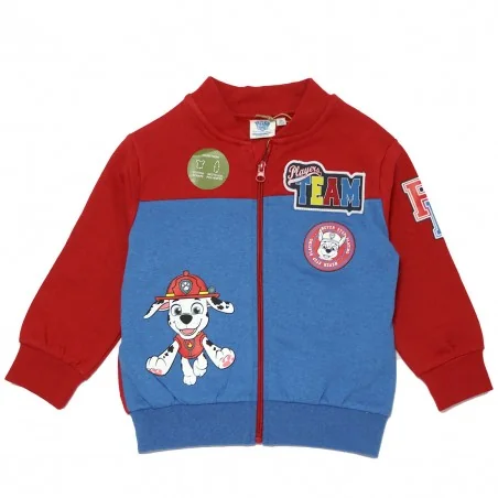 Paw Patrol Παιδική ζακέτα teddy molleton για αγόρια (XH1005 red) - Ζακέτες