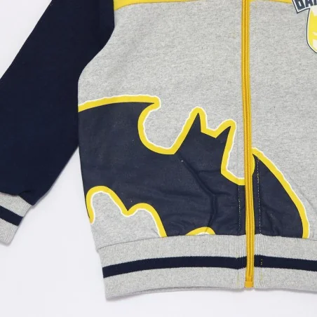 Batman παιδική Ζακέτα teddy molleton για αγόρια (XH1067 Grey) Batman παιδική Ζακέτα teddy molleton για αγόρια (XH1067 Grey)
