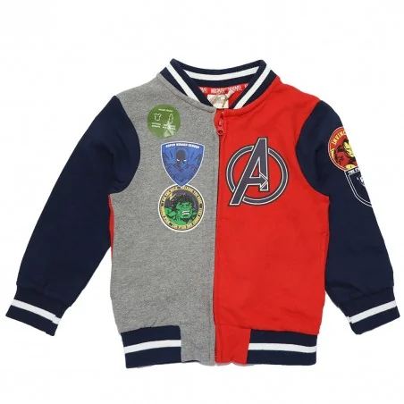 Marvel Avengers παιδική Ζακέτα teddy molleton για αγόρια (XH1068 Red) - Ζακέτες