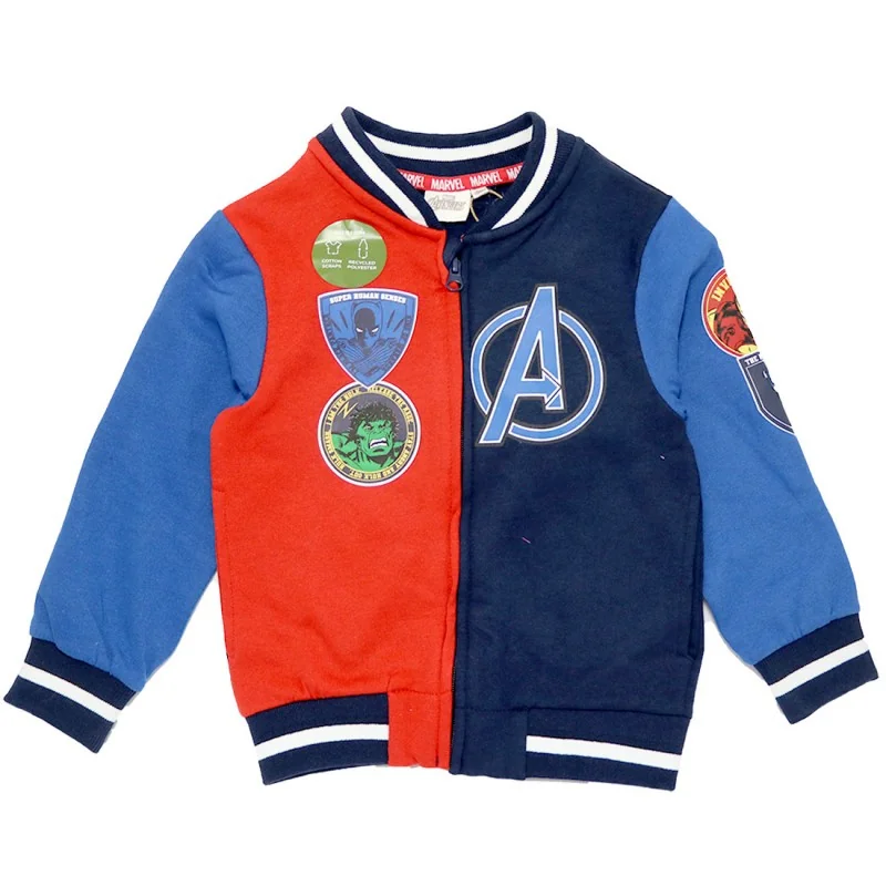 Marvel Avengers παιδική Ζακέτα teddy molleton για αγόρια (XH1068 Blue) Marvel Avengers παιδική Ζακέτα teddy molleton για αγόρια (XH1068 Blue)