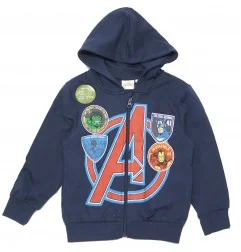 Marvel Avengers παιδική Ζακέτα φούτερ με κουκούλα για αγόρια (XH1494 Navy) - Ζακέτες