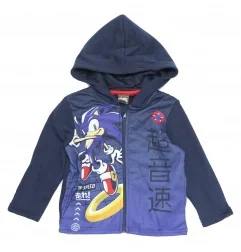 Sonic ζακέτα φούτερ για αγόρια (HW1184 navy) - Ζακέτες