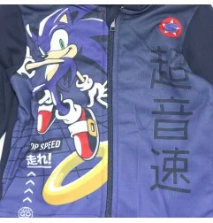 Sonic ζακέτα φούτερ για αγόρια (HW1184 navy)
