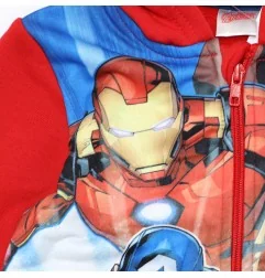 Marvel Avengers παιδική ζακέτα φούτερ για αγόρια (HW1119 red) - Ζακέτες