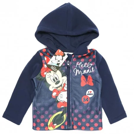 Disney Minnie Mouse παιδική ζακέτα φούτερ για κορίτσια (HW1073 navy) - Ζακέτες
