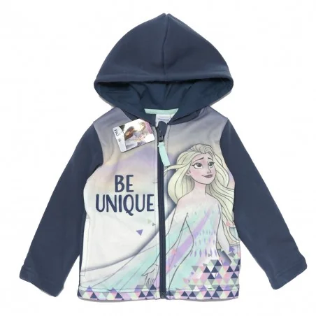 Disney Frozen παιδική ζακέτα φούτερ για κορίτσια (HW1021 blue) - Ζακέτες