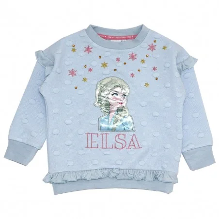 Disney Frozen παιδική μπλούζα φούτερ (EV1013 Blue) - Μπλούζες φούτερ