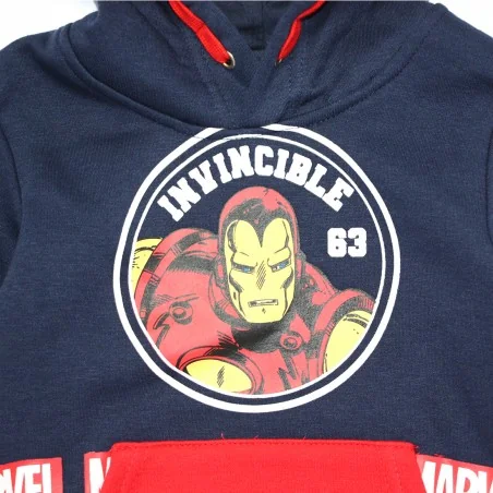 Marvel Avengers παιδικό φούτερ με κουκούλα για αγόρια (XH1086 Navy)
