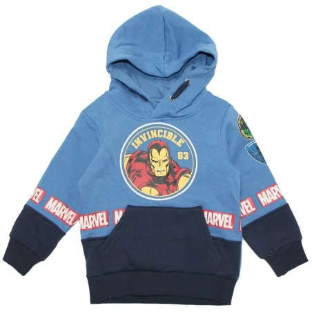 Marvel Avengers παιδικό φούτερ με κουκούλα για αγόρια (XH1086 Blue) - Μπλούζες φούτερ