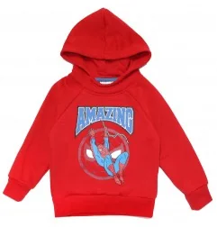 Marvel Spiderman παιδική μπλούζα φούτερ με κουκούλα για αγόρια (XH1091 Red ) - Μπλούζες φούτερ
