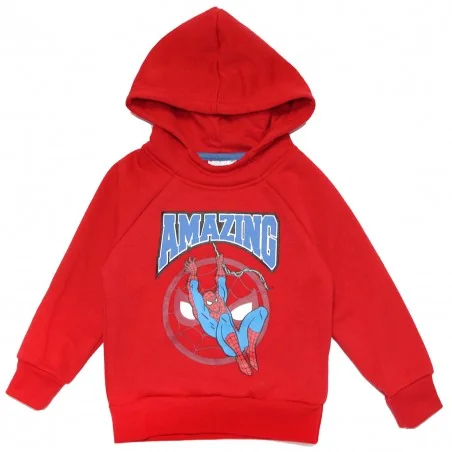 Marvel Spiderman παιδική μπλούζα φούτερ με κουκούλα για αγόρια (XH1091 Red )