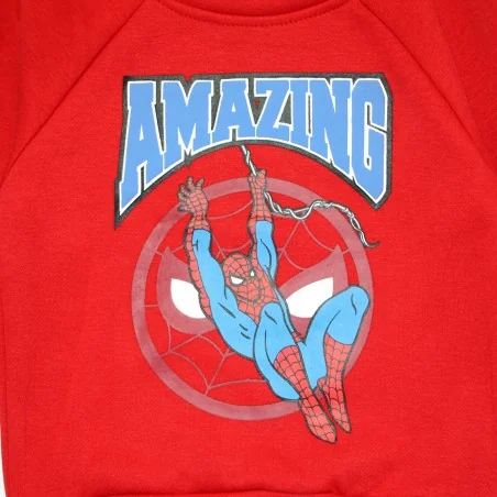 Marvel Spiderman παιδική μπλούζα φούτερ με κουκούλα για αγόρια (XH1091 Red )