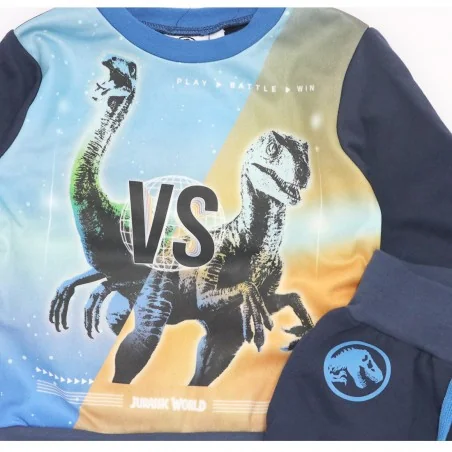 Jurassic World Παιδικό Χειμωνιάτικο Σετ Φόρμας για αγόρια (VH1179 navy)