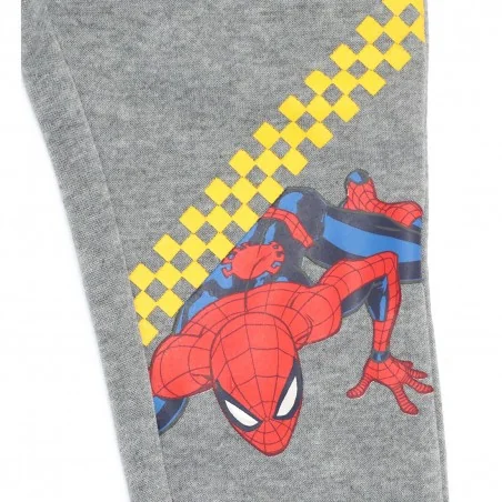 Marvel Spiderman Χειμωνιάτικο παιδικό παντελόνι φόρμας (VH1156 grey)