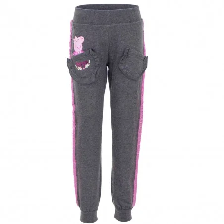 Peppa Pig Παντελόνι Φόρμας Για Κορίτσια (HU1272 d.grey) - Παντελόνια - Φόρμες