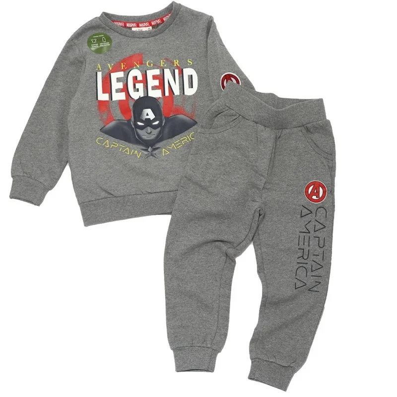 Marvel Avengers Παιδικό Σετ Φόρμας για αγόρια (XH1029 Grey) Marvel Avengers Παιδικό Σετ Φόρμας για αγόρια (XH1029 Grey)