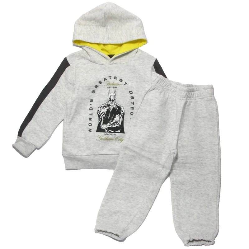 Batman Παιδικό Σετ Φόρμας για αγόρια (XH1033Grey) Batman Παιδικό Σετ Φόρμας για αγόρια (XH1033Grey)