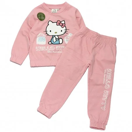 Hello Kitty Παιδικό Σετ Φόρμας για κορίτσια (XH1278 Pink)