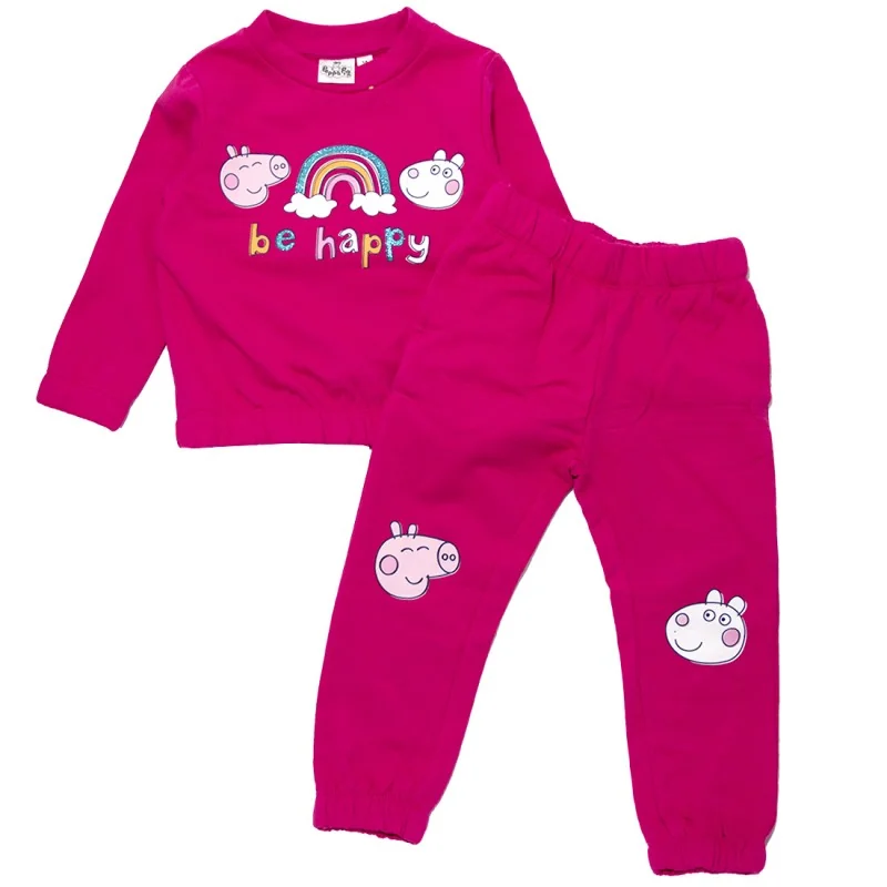 Peppa Pig Παιδικό Σετ Φόρμας για κορίτσια (XH1282 Fushia) Peppa Pig Παιδικό Σετ Φόρμας για κορίτσια (XH1282 Fushia)