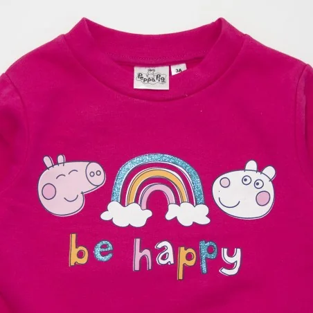 Peppa Pig Παιδικό Σετ Φόρμας για κορίτσια (XH1282 Fushia) Peppa Pig Παιδικό Σετ Φόρμας για κορίτσια (XH1282 Fushia)