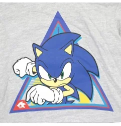 Sonic Μπλούζα Φούτερ με κουκούλα για αγόρια (XH1096GREY)