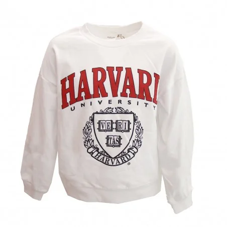 Harvard University εφηβική μπλούζα φούτερ για κορίτσια (YE10348 WHITE) Harvard University εφηβική μπλούζα φούτερ για κορίτσια (YE10348 WHITE)