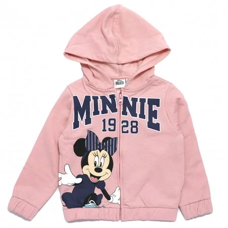 Disney Minnie Mouse παιδική ζακέτα φούτερ με κουκούλα για κορίτσια (HY10119Pink) Disney Minnie Mouse παιδική ζακέτα φούτερ με κουκούλα για κορίτσια (HY10119Pink)