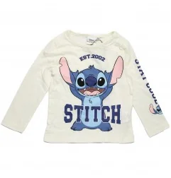 Disney Lilo & Stitch παιδικό μακρυμάνικο μπλουζάκι για κορίτσια (HY10141ECRU) - Μπλουζάκια Μακρυμάνικα (μακό)