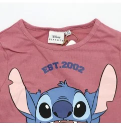 Disney Lilo & Stitch παιδικό μακρυμάνικο μπλουζάκι για κορίτσια (HY10141DPINK) - Μπλουζάκια Μακρυμάνικα (μακό)