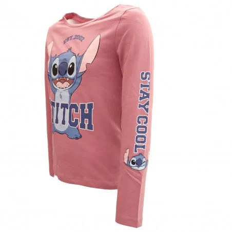 Disney Lilo & Stitch παιδικό μακρυμάνικο μπλουζάκι για κορίτσια (HY10141DPINK) Disney Lilo & Stitch παιδικό μακρυμάνικο μπλουζάκι για κορίτσια (HY10141DPINK)