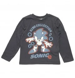 Sonic Παιδικό μακρυμάνικο μπλουζάκι Για Αγόρια (HY10288DGREY) - Μπλουζάκια Μακρυμάνικα (μακό)
