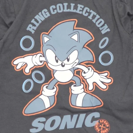Sonic Παιδικό μακρυμάνικο μπλουζάκι Για Αγόρια (HY10288DGREY)