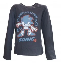 Sonic Παιδικό μακρυμάνικο μπλουζάκι Για Αγόρια (HY10288DGREY) - Μπλουζάκια Μακρυμάνικα (μακό)