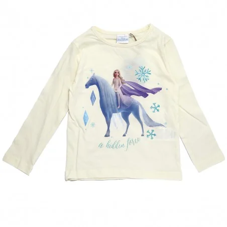 Disney Frozen Μακρυμάνικο Μπλουζάκι Για Κορίτσια (HY10225ECRU) - Μπλουζάκια Μακρυμάνικα (μακό)