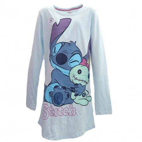 Disney Lilo & Stitch γυναικείο Μακρυμάνικο νυχτικό (HY36013) - Γυναικεία νυχτικά