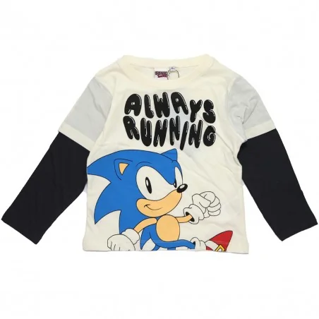 Sonic Παιδικό μακρυμάνικο μπλουζάκι Για Αγόρια (HY10429ECRU) - Μπλουζάκια Μακρυμάνικα (μακό)