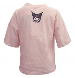 Hello Kitty Kuromi εφηβικό κοντομάνικο μπλουζάκι για κορίτσια (HY10419) - Εφηβικά Μπλουζάκια - T-shirt
