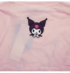 Hello Kitty Kuromi εφηβικό κοντομάνικο μπλουζάκι για κορίτσια (HY10419) - Εφηβικά Μπλουζάκια - T-shirt