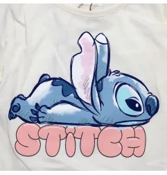 Disney Lilo & Stitch παιδικό μακρυμάνικο μπλουζάκι για κορίτσια (HY10167ECRU)