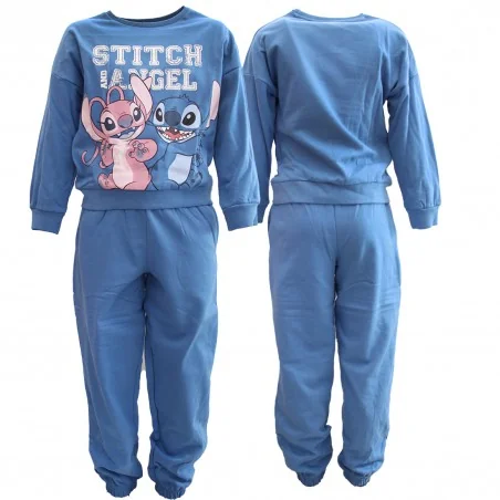 Disney Lilo & Stitch παιδικό Σετ Φόρμας για κορίτσια (HY10107BLUE)
