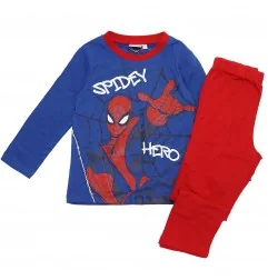 Marvel Spiderman Βαμβακερή Πιτζάμα Για Αγόρια (HY20019BLUE) - Χειμωνιάτικες / εποχιακές πιτζάμες