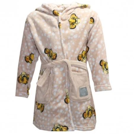 Disney Lion King Παιδική Ρόμπα Fleece coral (VH2038 beige) - Παιδικές Ρόμπες