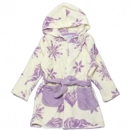 Disney Frozen Παιδική Ρόμπα Fleece coral (XH20063 Ecru) - Παιδικές Ρόμπες