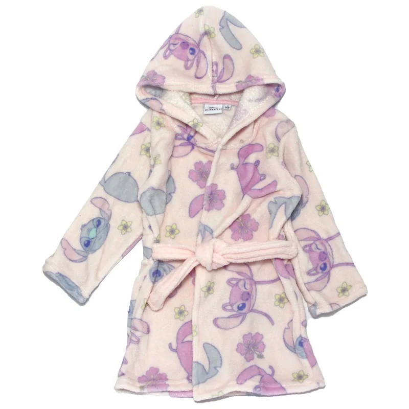 Disney Lilo & Stitch Παιδική Ρόμπα Fleece coral (XH20100 pink) Disney Lilo & Stitch Παιδική Ρόμπα Fleece coral (XH20100 pink)