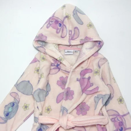 Disney Lilo & Stitch Παιδική Ρόμπα Fleece coral (XH20100 pink) Disney Lilo & Stitch Παιδική Ρόμπα Fleece coral (XH20100 pink)