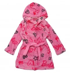 Barbie Παιδική Ρόμπα Fleece coral (XH20064 Pink) - Εφηβικά