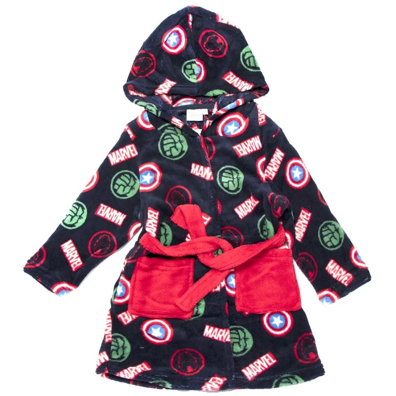 Marvel Avengers Παιδική Ρόμπα Fleece coral για αγόρια (XH20021 Navy)